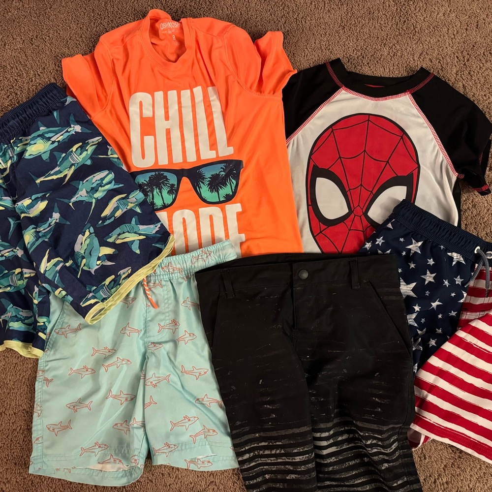 Boys size 8 swim